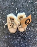 New Nwga Grey Merino Wool Slippers Size 0