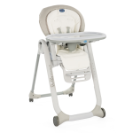 Chicco Polly PROGRES5 High Chair - White Snow