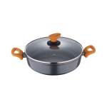 28CM Forged Shallow Pan With Lid