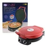 ENZOITA-50027 Non-stick Pizza Pan High-quality Multi-functional Baking Pan - Red