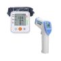 Health Check Duo: Blood Pressure Monitor And Infrared Thermometer Bundle