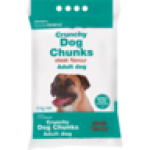Crunchy Steak Adult Dog Chunks 8KG