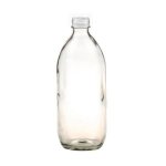 Gl Btl Med 500ML Amb flint Ea
