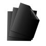 5-PIECE Non-stick Braai Grill Mats 33 X 40 Cm - Black
