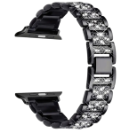Rhinestone Metal Watch Strap For Apple Watch - 42 44 45 49MM