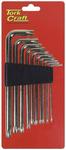 Tork Craft Torx Key Set 10PC T9-T50 Crv