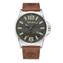 Timberland Bernardston 3 Hands-date Leather Strap