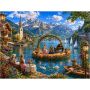 1000 Pieces Jigsaw Puzzle For Adults With Beekeeper River Village