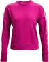 Women's Ua Rival Terry Taped Crew - Meteor Pink / LG