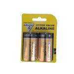 Alphacell Alkaline Size D Hyper Value Battery 2PC