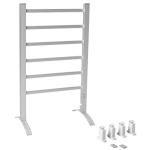 2-IN-1 Electric Heated 6 Bar Lightweight Towel Rail