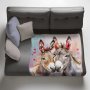 Donkey Love Light Weight Fleece Blanket