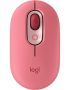 Logitech 2.4GHZ Optical Bluetooth Pop Mouse Heartbreaker Rose