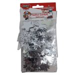 Festive Confetti Stars Silver 6 Piece