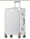 Vertigo Large Aluminium Trolley Case Silver