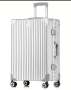 Vertigo Large Aluminium Trolley Case Silver