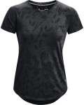 Women's Ua Streaker Forest Short Sleeve - Black XL