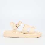 Coconut 2 Flat Sandal - Bone - Bone 4
