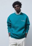 Loose Fit Printed Sweatshirt - Teal Connected