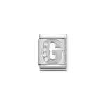 Composable Big Link Silver Letter G