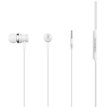 Volkano Earphones With MIC - Stannic Series - White VSN202-WHT V2