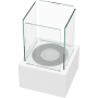 TANGO1 White Bio Fuel Fireplace