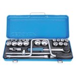 GEDORE 27 Piece 1 2" Socket Set C19 Tmz 612456