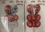 I Love You Balloons 7 Pieces