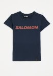 Salomon Core Logo Short Sleeve Tee B - Navy Blazer