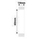NB400 - - B18 / N1 - 14X60MM - 110 White Labels
