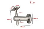 Hand Rail Brackets 50MM Adjustable Stainless Steel Assorted Types