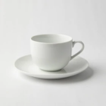 Galateo - Super White Coupe Cup & Saucer Set Of 4