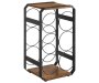 Lifespace Rustic Industrial Countertop Wine Rack - 6-BOTTLE Wine Holder