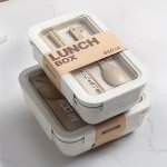 1PC Lunch Box Bento Box Kitchen Plastic Food Container Home Kitchen Accessories