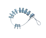 12PC Metric Nut & Bolt Thread Checker