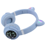 HZ-BT630 - Wireless Cat Ear Design Headset With LED Lighting - Dark Blue