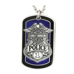 Police To Protect And Serve Dog Tag Necklace key Chain