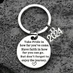 1PC Graduation Gift Keychain Class Of 2023 2024 Seniors Students Keychain Graduation Masters Nurses Students College High School