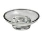 Glass Soap Dish Round Replacement - Transparent
