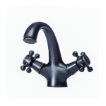 B Series - Dual Hand Mixer Tap Blackened Brass