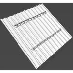 SOL-SBRACKET6 Mount X 4 60CELL 72CELL Portrait Orientation Onto Angled Ibr Roof