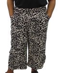 Ladies Printed Rayon Capri - 60 Blk milk