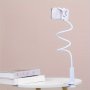 1pc Flexible Gooseneck Phone Stand With 360 Degree Adjustable Fixture Universal Bedside Lazy Stand Multifunctional Mobile Desktop Installation