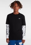 Vans By Long Check Twofer Boys - Black
