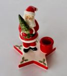 Santa Claus Candle Holder 13X10CM
