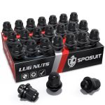 Sposuit M12X1.5 Lug Nuts - Replacement For 1989-2023 Toyota 4RUNNER 2016-2021 Tacoma 2000-2006 Tundra 2016-2023 Hilux - Oem Fact