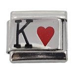 King Heart 9MM Charm
