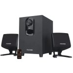 Microlab M108BT 2.1CH Bluetooth Subwoofer Speaker With USB And Aux Inputs And Remote Control And Built-in Amplifer - Black Colou
