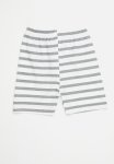 PoP Candy Striped Shorts - Grey & White