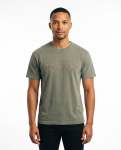 Four Wins Acid Wash Boxy Crew Tee Rifle Green - 2XL